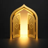 Pintu gerbang emas terbuka untuk rumah terbuka Hari Raya