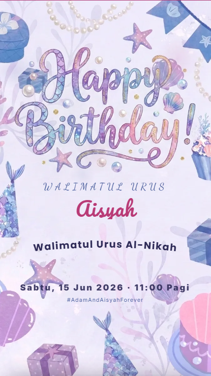 Confetti Pop Digital invitation cover