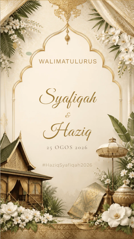 Classic Design 8 Digital invitation cover