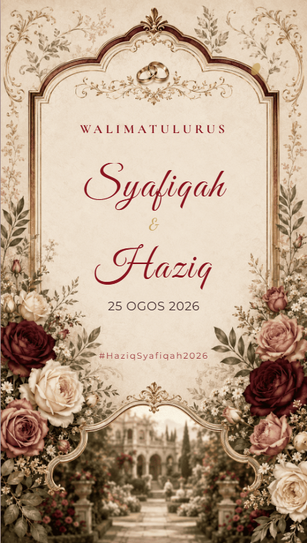 Floral Elegance 03 Digital invitation cover