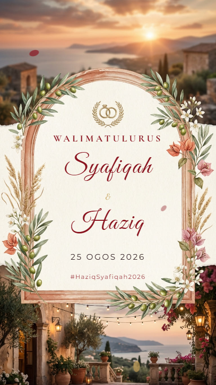 Floral Elegance 05 Digital invitation cover