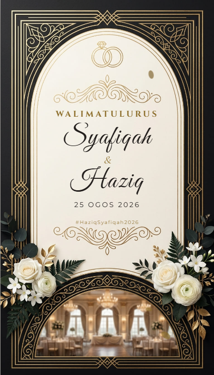 Floral Elegance 06 Digital invitation cover