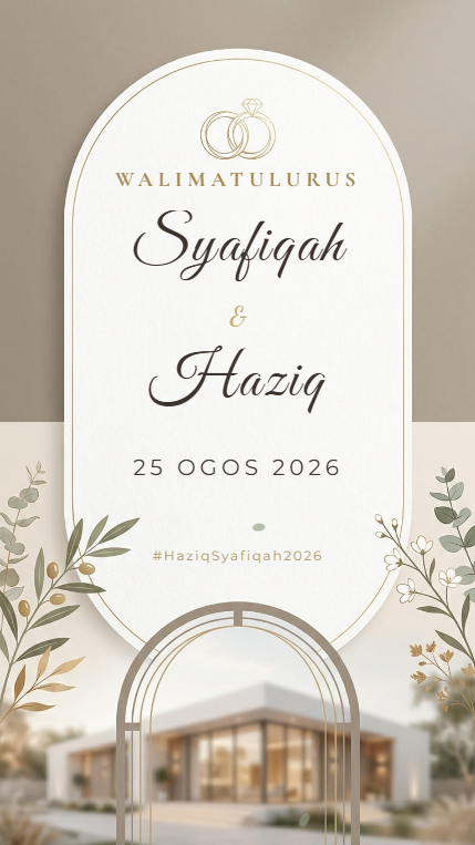 Floral Elegance 10 Digital invitation cover